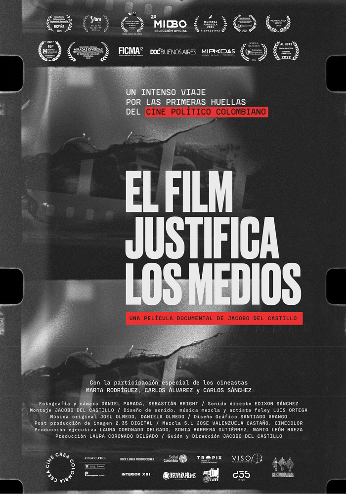 Póster de El film justifica los medios