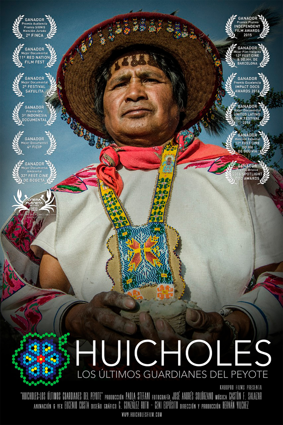 Póster de Huicholes. Los últimos guardianes del peyote